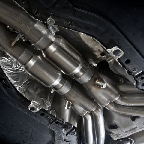 Stainless Works 2014-18 Corvette 6.2L Headers 2in Primaries w/ High-Flow Cats X-Pipe - C72CAT