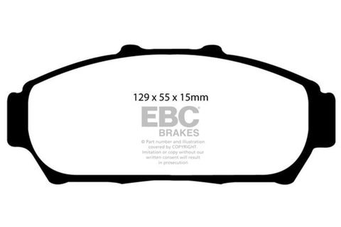 EBC 94-01 Acura Integra 1.8 Ultimax2 Front Brake Pads - UD617