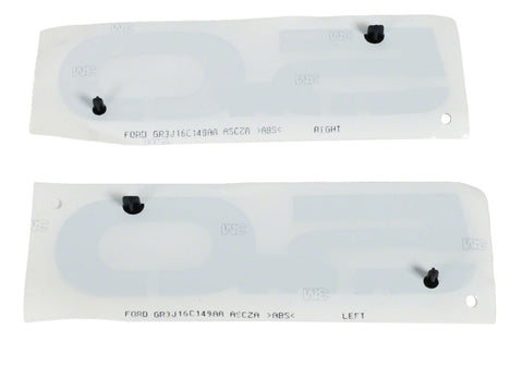 Ford Racing 15-17 Ford Mustang 5.0L Fender Emblem Black - M-1447-M50AB