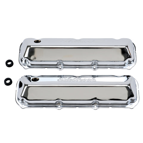 Edelbrock Valve Cover Signature Series Ford 429/460 CI V8 Chrome - 4463