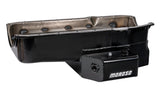 Moroso 80-85 Chevy SBC/Dart (w/2 Pc Seal/Low Clearance) Wet Sump 7qt 7in Steel Oil Pan - Black - 21816