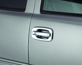 AVS 99-07 Chevy Silverado 1500 (w/o Pass Keyhole) Door Handle Covers (2 Door) 4pc Set - Chrome - 685205