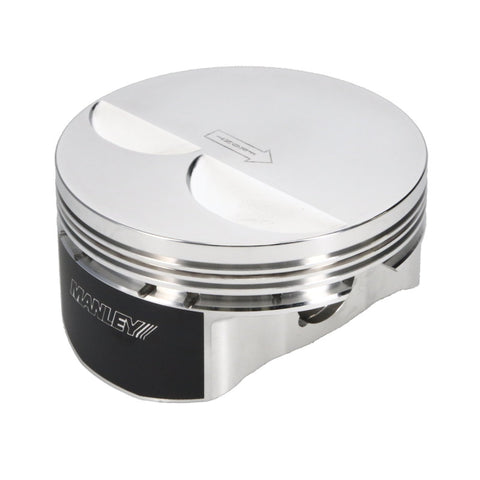 Manley SB Chevy LS Series 4.010in Bore - 4.000in Stroke - 1.115in CD -4cc Dish Pistons (Set of 8) - 592610C-8