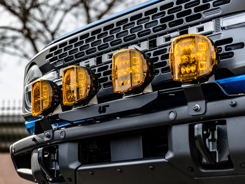 VR Performance Ford Bronco 2021+ Front Bumper Light Bracket - VR-BRO-3000