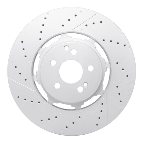 DFC 21-25 Mercedes-Benz Gle63 AMG S SUV Rear Drilled & Slotted Hi-Carbon Alloy GEOMET Coated Rotor - 930-63194