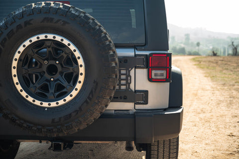 DV8 Offroad 2007-2018 Jeep Wrangler JK Tailgate Reinforcement Molle Panel - TCJK-04