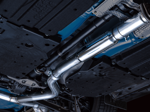 AWE Tuning 2022+ VB Subaru WRX Touring Edition Exhaust - Chrome Silver Tips - 3015-42979