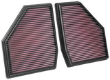 K&N 18-19 BMW M5 V8 4.4L F/I Turbo Replacement Air Filter (Two Per Box) - 33-3128