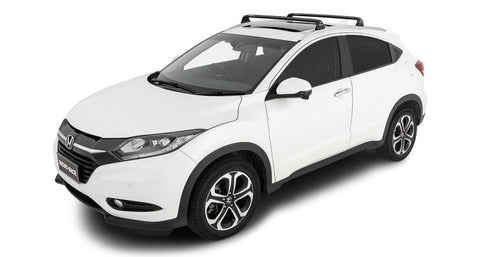 Rhino-Rack 15-22 Honda HR-V 2nd Gen 4 Door SUV w/Flush Rails Vortex RVP 2 Bar Roof Rack - Black - RVP82