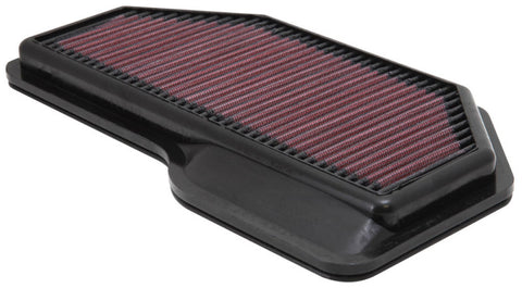 K&N Replacement Air Filter 11.938in O/S Length x 6.5in O/S Width x 1.063in H for 13 Hyundai Genesis - 33-2482
