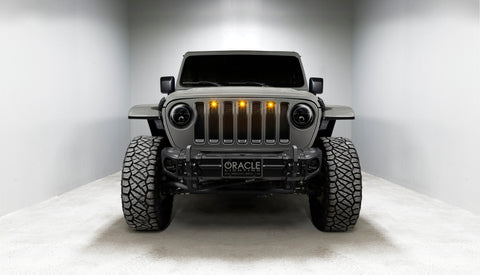 Oracle Jeep Wrangler JL/Gladiator JT 7in. High Powered LED Headlights (Pair) - No Halo - 5769J-504