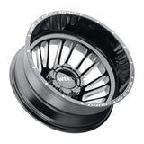 Weld Off-Road W121 20X8.25 Scorch Outer 8X165.1 ET-240 BS-4.67 Gloss Black MIL 121.6 - W12108280N46