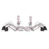 Stainless Works 20-21 Chevrolet Corvette C8 6.2L Legend Cat-Back Exhaust w/ Matte Black Tips - C8CBL-B