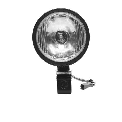 KC HiLiTES Daylighter 6in. Halogen Light 100w Spread Beam (Single) - Black SS - 1234
