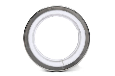 Dinan Double-Walled 4in Clamp-On Exhaust Tip - Polished - 4in Outlet / 3.25in Inlet - D663-0573-BOX