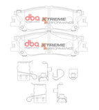 DBA 2022+ Toyota Landcruiser 300 Series XP Xtreme Performance Rear Brake Pads w/ Shims & Clips - DB15078XP