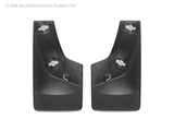 WeatherTech 07-13 Chevrolet Silverado No Drill Mudflaps - Black - 120010