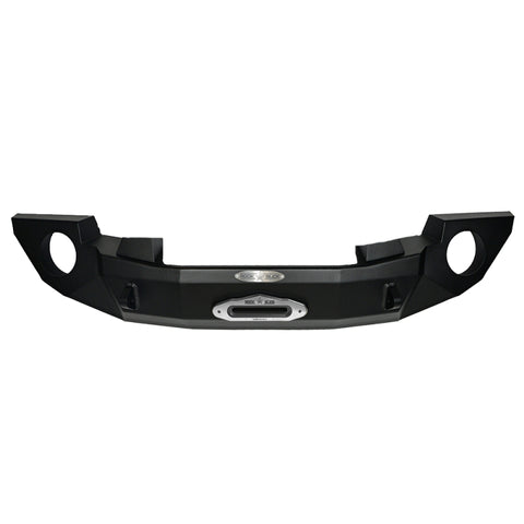 Rock Slide 07-18 Jeep JK 2-4 Door Rigid Full Front Bumper / No Bullbar / With Winch Plate - FB-F-101-JK