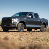 Putco 2021 Ford F-150 Super Crew 5.5ft Short Box Ford Licensed SS Rocker Panels (4.25in Tall 12pc) - 9751473FD