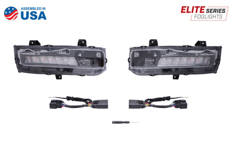Diode Dynamics Elite Series Combination Fog Lamp for 18-21 Ford Mustang - Cool - White (Pair) - DD5132