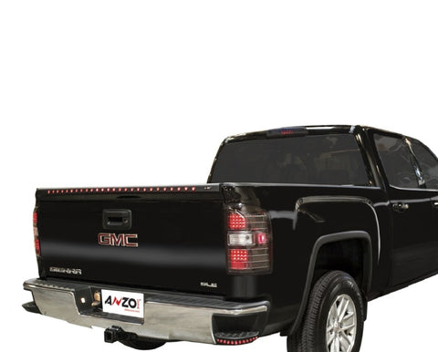 ANZO LED Tailgate Spoiler Replacement 2014-2015 Chevrolet Silverado OE Style Tailgate Spoiler w/ 5 - 861143