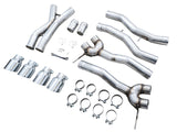 AWE Tuning Track Edition Cat-Back Exhaust for BMW G8X M3/M4 - Chrome Silver Tips - 3020-43482
