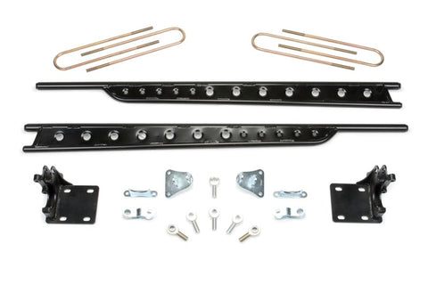 Fabtech 11-16 Ford F250/350 4WD Short Bed Floating Rear Traction Bar System - FTS62006