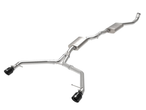 aFe MACH Force-Xp 13-16 Audi Allroad L4 SS Cat-Back Exhaust w/Black Tips - 49-36438-B