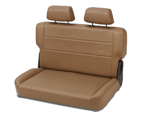 Bestop N-Tumble Seat - 55-83 Jeep Cj5 Rear Trailmax Fold (All Vinyl Spice) - 39440-37