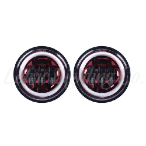Letric Lighting 4.5 Passg Lamps Red/Full Halo - LLC-LPL-RH