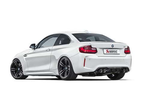 Akrapovic 16-17 BMW M2 F87 (Excl M2 Competition) Evolution Line Cat Back (Titanium) w/Carbon Tips - ME-BM/T/8H