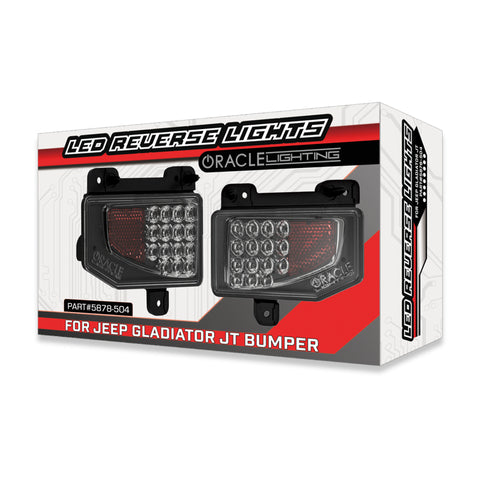 Oracle Jeep Gladiator JT Rear Bumper LED Reverse Lights w/ Plug & Play Harness - 6000K - 5881-504