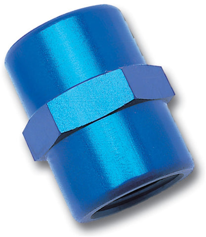 Russell Performance 1/4in Female Pipe Coupler (Blue) - 661450