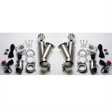 Granatelli 3.0in Stainless Steel Electronic Dual Exhaust Cutout w/Slip Fit & Band Clamp - 302530K