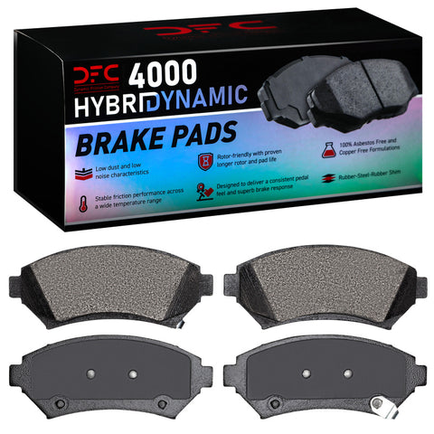DFC 97-05 Pontiac Trans Sport Front 4000 Hybridynamic Brake Pads - 4000-0699-00