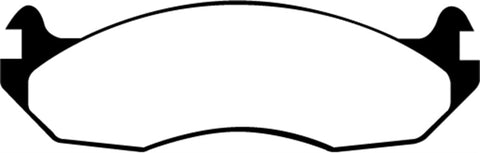 EBC 99 Hummer H1 Alpha 6.6 TD Greenstuff Rear Brake Pads - DP61782