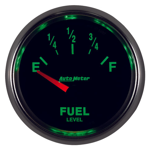 AutoMeter Gauge Fuel Level 2-1/16in. 240 Ohm(e) to 33 Ohm(f) Elec Gs - 3816