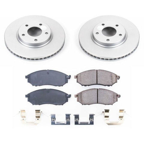 Power Stop 03-04 Infiniti M45 Front Z17 Evolution Geomet Coated Brake Kit - CRK152
