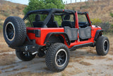 DV8 Offroad Aluminum Mesh Inserts For Front JK Rock Doors - RDSTTB-FMS