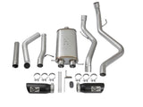 aFe MACH Force-Xp 3in CB SS Dual Exhaust w/Black Tips 09-16 GM Silverado/Sierra 4.3L/4.8L/5.3L - 49-44071-B