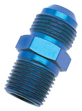 Russell Performance -6 AN to 1/2in NPT Straight Flare to Pipe (Blue) - 670150