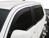 AVS 16-18 Toyota Tacoma Double Cab Ventvisor In-Channel Window Deflectors 4pc - Matte Black - 1774036