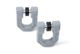 DV8 Offroad Elite Series D-Ring Shackles - Pair (Gray) - UNSK-01GR