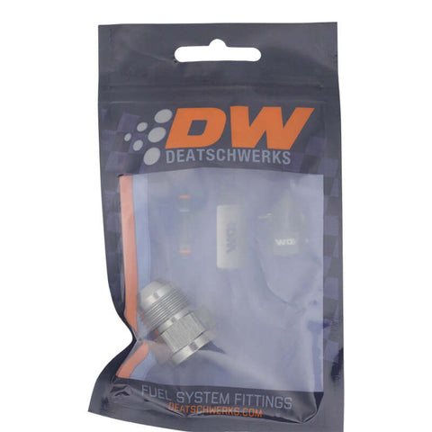 DeatschWerks 6AN Female Flare to 8AN Male Flare Expander - Anodized DW Titanium - 6-02-0220