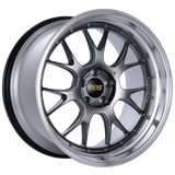 BBS LM-R 20x11 5x114.3 ET20 CB66 Diamond Black Center Diamond Cut Lip Wheel - LM330DBPK