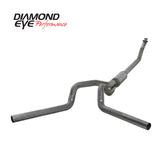 Diamond Eye KIT 4in TB MFLR RPLCMENT PIPE DUAL SS: 94-02 DODGE CUMMINS 5.9L - K4214S-RP