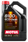 Motul 5L Synthetic Engine Oil 8100 0W30 4x5L ECO-CLEAN  ACEA C2 API SM ST.JLR 03.5007 - 102889