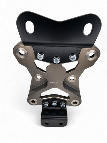 Elektric Offroad 2022+ Can Am X3 Maverick 10 Bolt Radius Rod Plate With Pull Hook (Gun Metal) - RRP210015