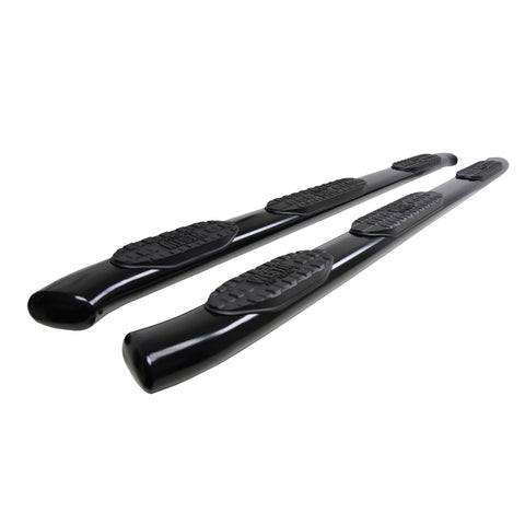Westin 2019 Chevrolet Silverado Double Cab w/ 6.5in Bed PRO TRAXX 5 W2W Oval Nerf Step Bars - Black - 21-534715