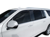 AVS 2021 GM Tahoe/Yukon/Escalade Ventvisor In-Channel Window Deflectors 4pc - Smoke - 194706